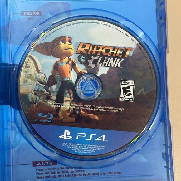 GREAT DEAL! Barely used RATCHET CLANK for PS4 - Playstation game disc! - Picture 2 of 3